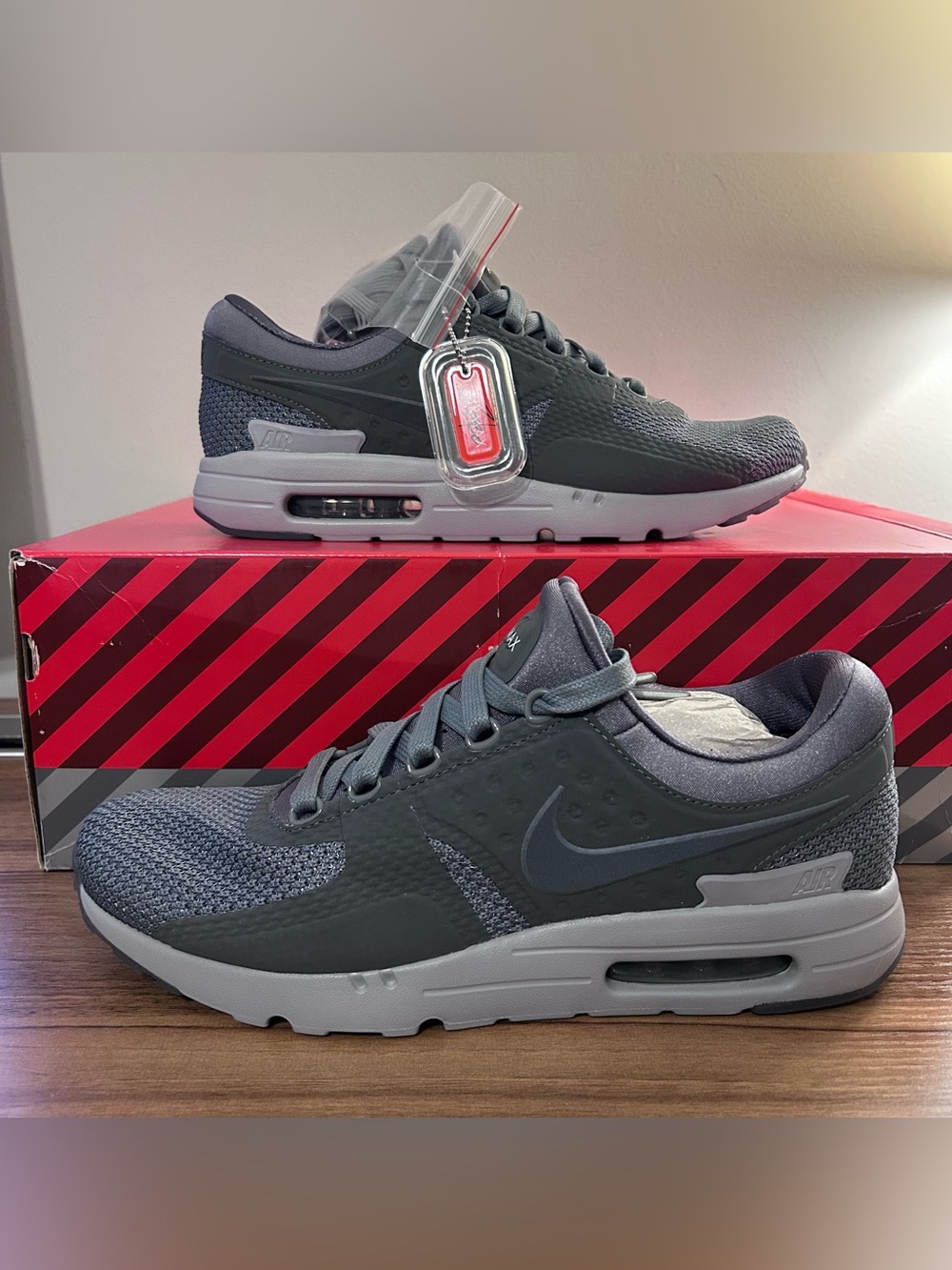 Nike Air Max Zero Cool/Wolf Grey Running Shoes Sneakers Men’s Size 13 789695-003